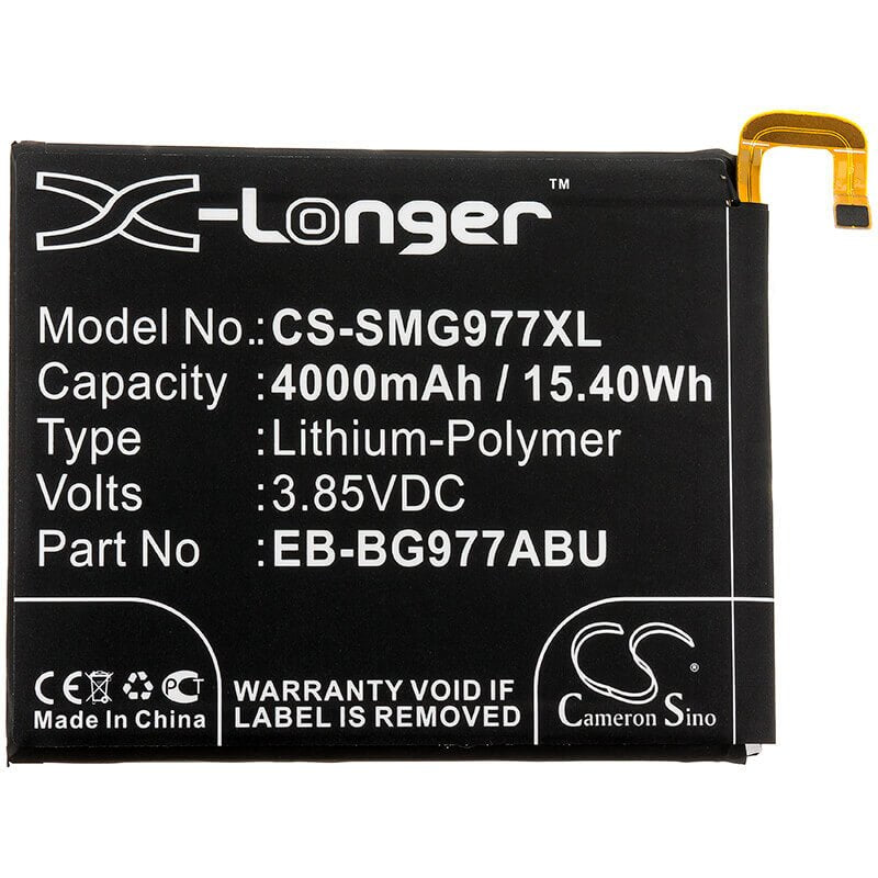 Battery For Samsung, Galaxy S10 5g, Sm-g977, Sm-g977b 3.85v, 4000mah - 15.40wh Mobile, SmartPhone Cameron Sino Technology Limited   