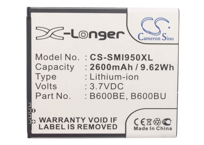 Battery For Samsung Galaxy S4, Galaxy S4 Lte, Gt-i9500 3.8v, 2600mah - 9.88wh Mobile, SmartPhone Cameron Sino Technology Limited   