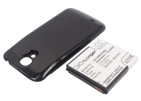 Battery For Samsung Galaxy S4, Galaxy S4 Lte, Gt-i9500 Black Cover 3.7v, 5200mah - 19.24wh Mobile, SmartPhone Cameron Sino Technology Limited   