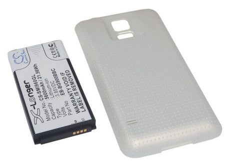 Battery For Samsung Galaxy S5, Gt-i9600, Gt-i9602, Gold Cover 3.85v, 5600mah - 21.56wh Mobile, SmartPhone Cameron Sino Technology Limited   