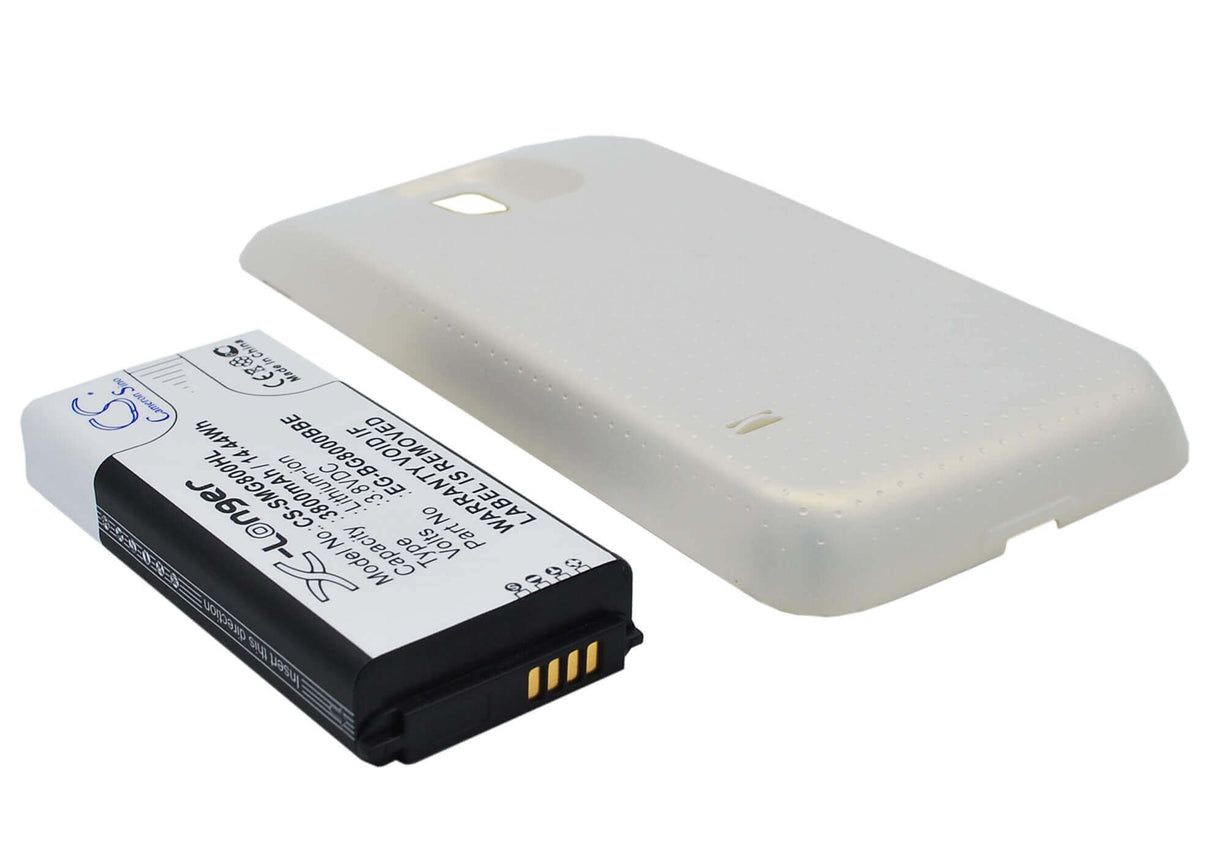 Battery For Samsung Galaxy S5 Mini, Sm-g800a, Sm-g800f, White Cover 3.8v, 3800mah - 14.44wh Batteries for Electronics Cameron Sino Technology Limited (Suspended)   