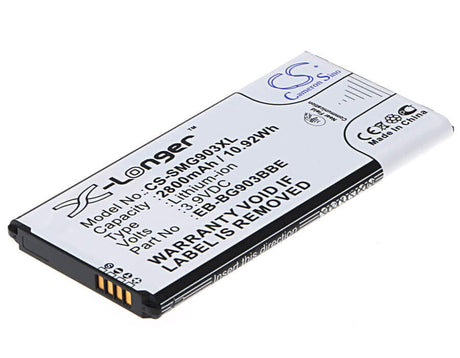 Battery For Samsung Galaxy S5 Neo, Sm-g903fd, Replaces Eb-bg903bbu 3.9v, 2800mah - 10.92wh Batteries for Electronics Cameron Sino Technology Limited   