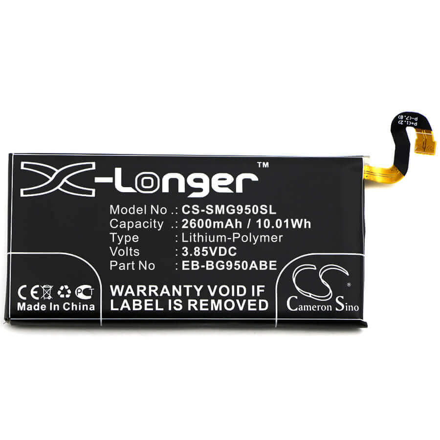 Battery For Samsung, Galaxy S8, Galaxy S8 Td-lte, Sc-02j, Sgh-n171 3.85v, 3000mah - 11.55wh Mobile, SmartPhone Cameron Sino Technology Limited   