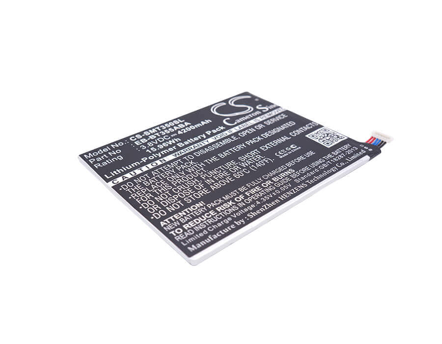 Battery For Samsung Galaxy Tab A 8.0, Sm-t350, Sm-p350, Sm-t350 3.7v, 4200mah - 15.96wh Tablet Cameron Sino Technology Limited   