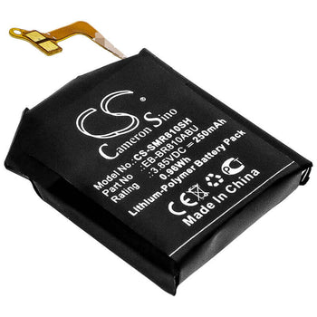 3.85V, Li-Polymer, 250mAh, Smartwatch battery fits Samsung, Eb-br170abu, Galaxy Watch 42mm, Sm-r810, 0.96Wh