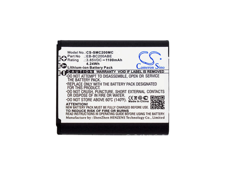 Battery For Samsung, Gear 360, Sm-c200 3.85v, 1100mah - 4.24wh Batteries for Electronics Cameron Sino Technology Limited (Suspended)   