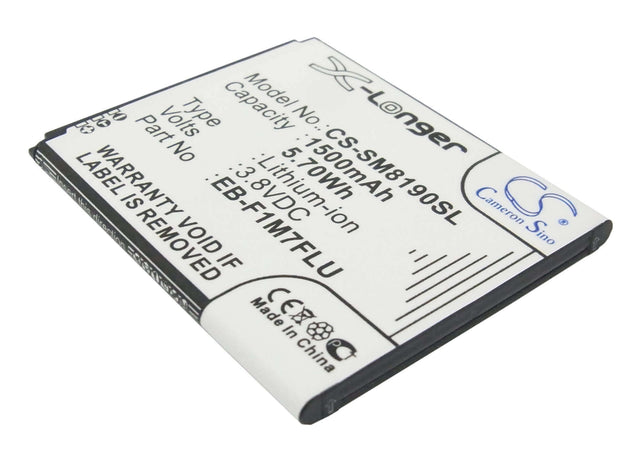 Battery For Samsung Gt-i8190, Galaxy Siii Mini, Galaxy S3 Mini 3.8v, 1500mah - 5.70wh Mobile, SmartPhone Cameron Sino Technology Limited   