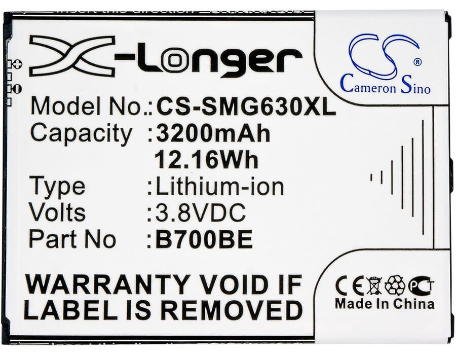 Battery For Samsung Gt-i9200, Gt-i9205, Galaxy Mega 6.3 Lte 8gb 3.8v, 3200mah - 12.16wh Mobile, SmartPhone Cameron Sino Technology Limited   