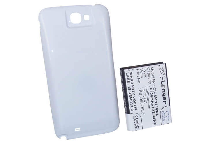 Battery For Samsung Gt-n7100, Gt-n7105, Galaxy Note Ii Lte 32gb White Back Cover 3.7v, 6200mah - 22.94wh Batteries for Electronics Cameron Sino Technology Limited (Suspended)   