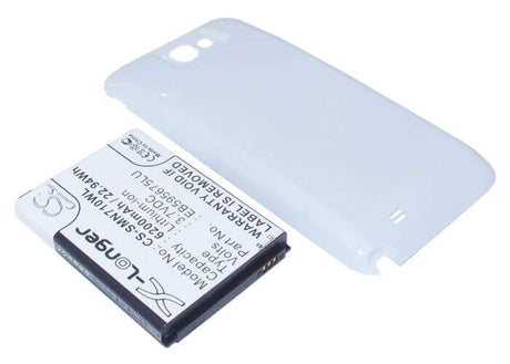 Battery For Samsung Gt-n7100, Gt-n7105, Galaxy Note Ii Lte 32gb White Back Cover 3.7v, 6200mah - 22.94wh Batteries for Electronics Cameron Sino Technology Limited (Suspended)   