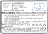 Battery For Samsung Gt-s5830, Gt-s5830t, Cooper 3.7v, 1000mah - 3.70wh Mobile, SmartPhone Cameron Sino Technology Limited   