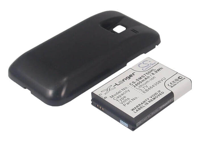 Battery For Samsung Gt-s7500, Galaxy Ace Plus, Black Cover 3.7v, 2400mah - 8.88wh Mobile, SmartPhone Cameron Sino Technology Limited (Suspended)   