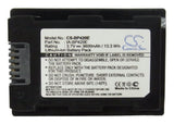 Battery For Samsung Hmx-h200, Hmx-h200bp, Hmx-h203, Hmx-h203bn, 3.7v, 3600mah - 13.32wh Camera Cameron Sino Technology Limited   