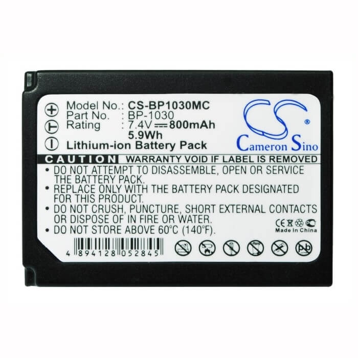 Battery For Samsung Nx200, Nx210 7.4v, 800mah - 5.92wh Camera Cameron Sino Technology Limited   