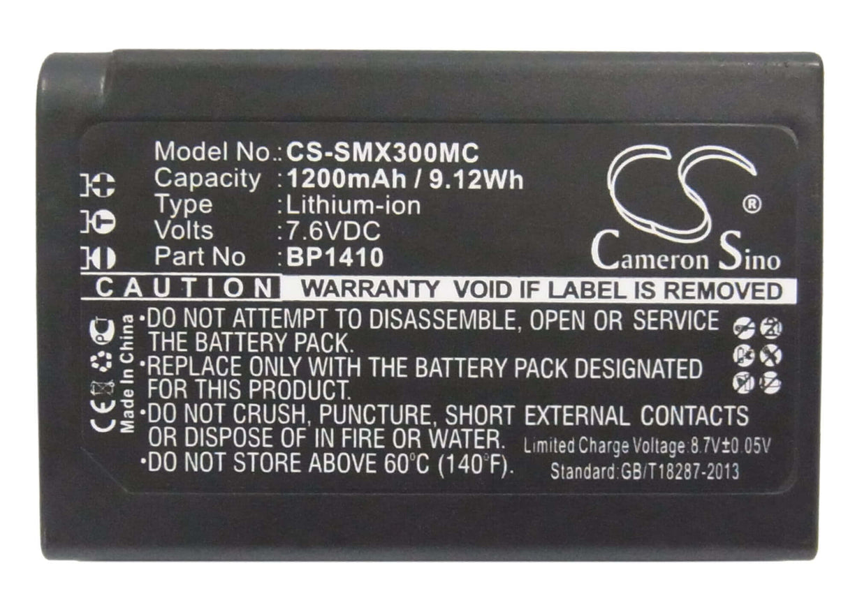 Battery For Samsung Nx30, Wb2200, Wb2200f 7.6v, 1200mah - 9.12wh Camera Cameron Sino Technology Limited   