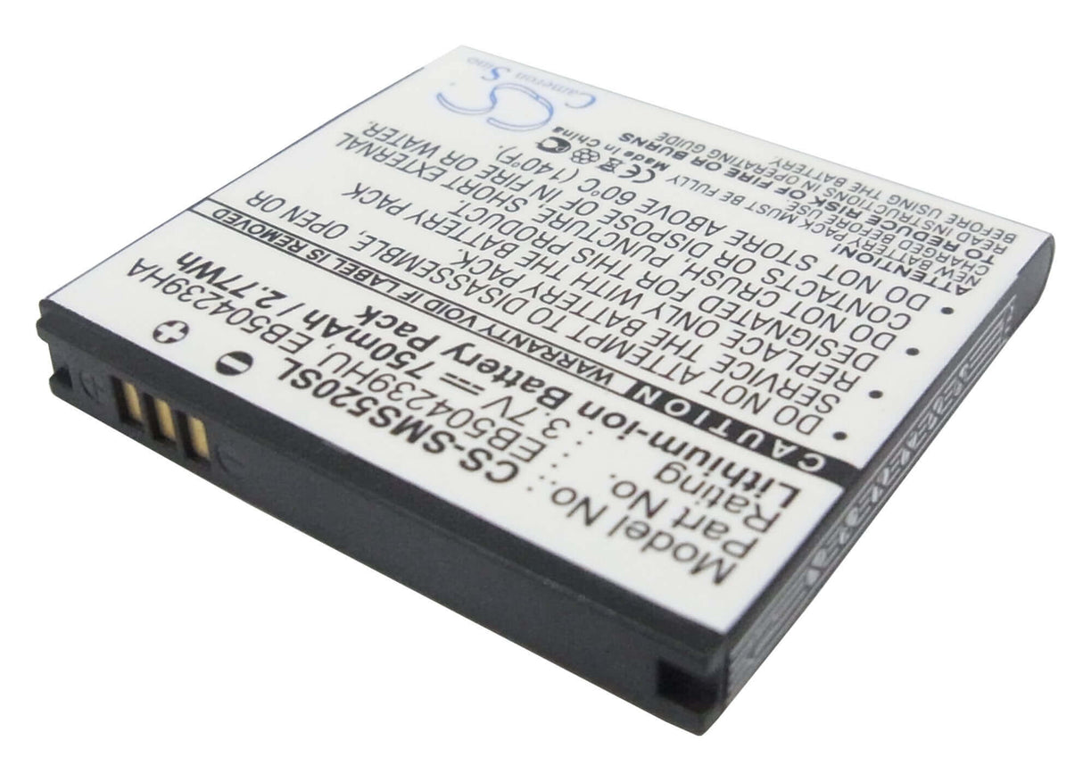 Battery For Samsung S5200, Gt-s5200, Sgh-a187 3.7v, 750mah - 2.78wh Mobile, SmartPhone Cameron Sino Technology Limited   