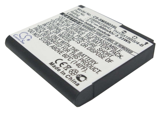 Battery For Samsung S8000, Sgh-s8000 Jet, Sgh-s8003 3.7v, 900mah - 3.33wh Mobile, SmartPhone Cameron Sino Technology Limited   