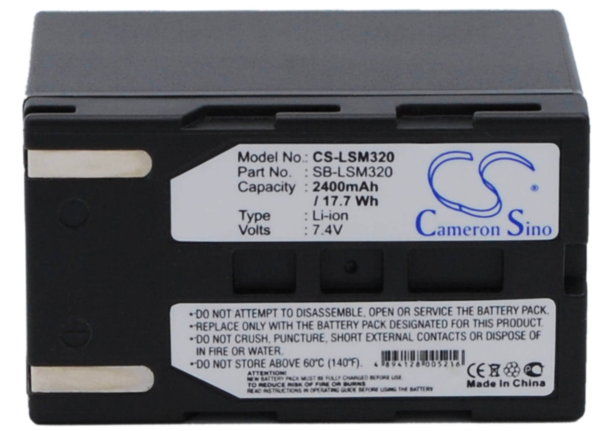 Battery For Samsung Sc-d263, Sc-d351, Sc-d353, Sc-d362, 7.4v, 2400mah - 17.76wh Camera Cameron Sino Technology Limited   