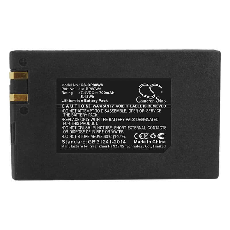 Battery For Samsung Sc-d381, Sc-d382, Sc-d383, Sc-d385, 7.4v, 800mah - 5.92wh Camera Cameron Sino Technology Limited   