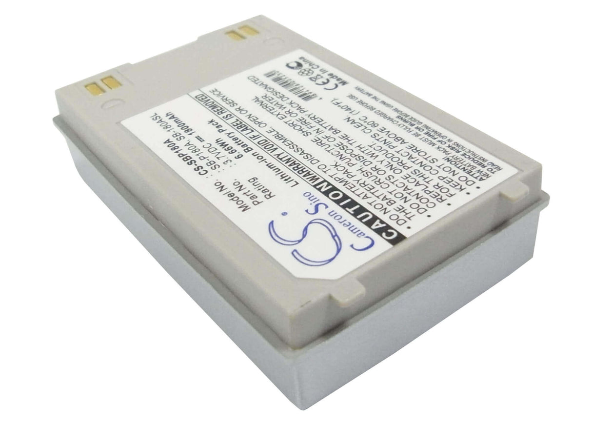 Battery For Samsung Sc-mm10, Sc-mm10bl, Sc-mm10s, Sc-mm11, 3.7v, 1800mah - 6.66wh Camera Cameron Sino Technology Limited   