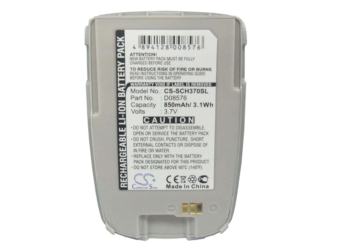 Battery For Samsung Sch-e370 3.7v, 850mah - 3.15wh Mobile, SmartPhone Cameron Sino Technology Limited (Suspended)   