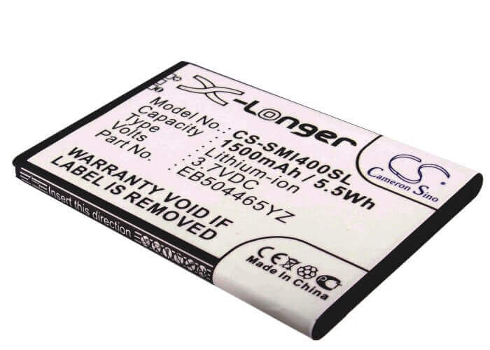 Battery For Samsung Sch-i400, I400 Continuum, Gem I100 3.7v, 1500mah - 5.55wh Mobile, SmartPhone Cameron Sino Technology Limited   