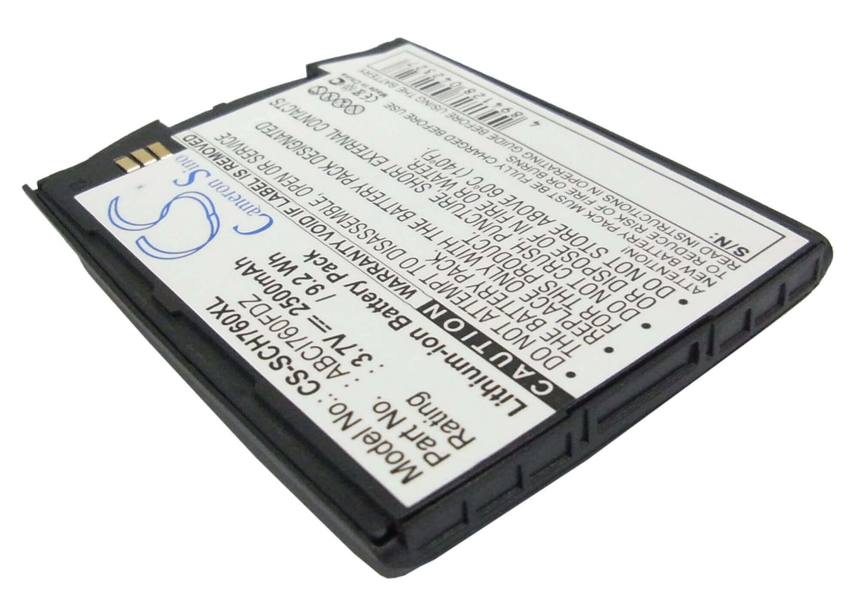 Battery For Samsung Sch-i760 3.7v, 2500mah - 9.25wh Mobile, SmartPhone Cameron Sino Technology Limited   