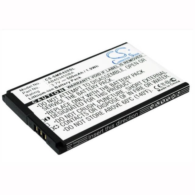 Battery For Samsung Sch-r200, Sch-r410, Tint R420 3.7v, 500mah - 1.85wh Mobile, SmartPhone Cameron Sino Technology Limited (Suspended)   