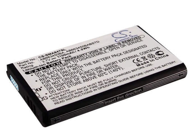 Battery For Samsung Sgh-a847, Rugby Ii, Rugby Ii A847 3.7v, 1100mah - 4.07wh Mobile, SmartPhone Cameron Sino Technology Limited   