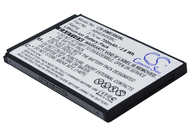 Battery For Samsung Sgh-e590, Sgh-e598, Sgh-e790 3.7v, 700mah - 2.59wh Mobile, SmartPhone Cameron Sino Technology Limited (Suspended)   