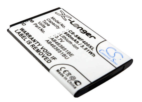 Battery For Samsung Sgh-f400, Sgh-f408, Gt-m7500 3.7v, 950mah - 3.52wh Mobile, SmartPhone Cameron Sino Technology Limited   