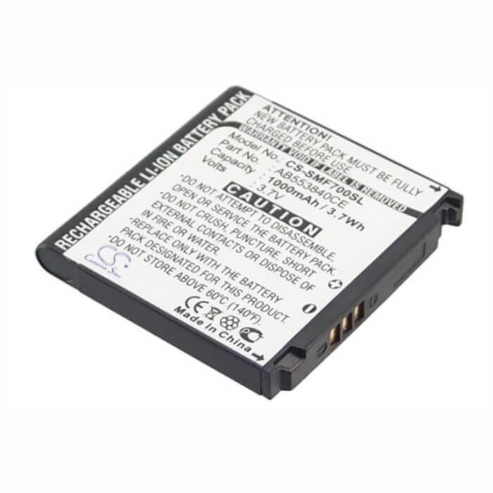 Battery For Samsung Sgh-f700, Sgh-f708, Sgh-m8800 Pixon 3.7v, 1000mah - 3.70wh Batteries for Electronics Cameron Sino Technology Limited (Suspended)   