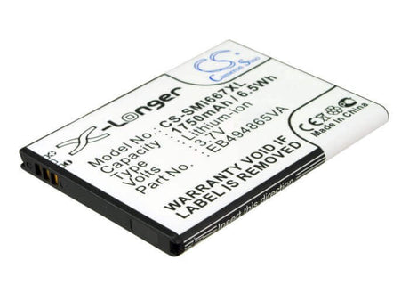 Battery For Samsung Sgh-i667, Focus 2 3.7v, 1750mah - 6.48wh Mobile, SmartPhone Cameron Sino Technology Limited   