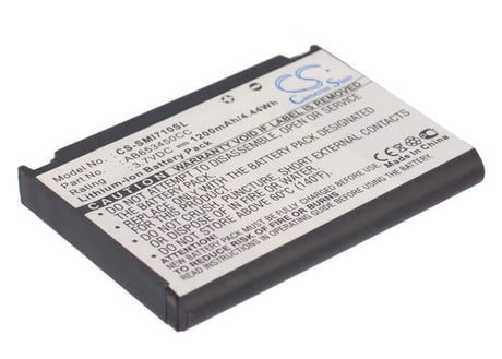 Battery For Samsung Sgh-i710, Sgh-i718 3.7v, 1200mah - 4.44wh Mobile, SmartPhone Cameron Sino Technology Limited   