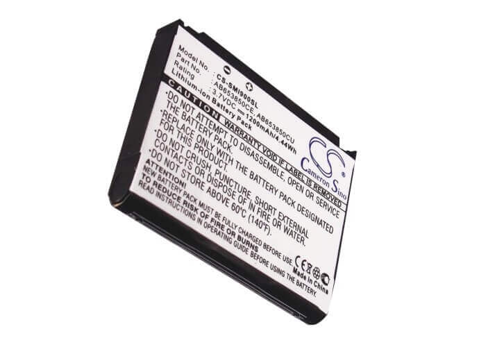 Battery For Samsung Sgh-i900, Sgh-i900v, Sgh-i908 3.7v, 1200mah - 4.44wh Mobile, SmartPhone Cameron Sino Technology Limited   