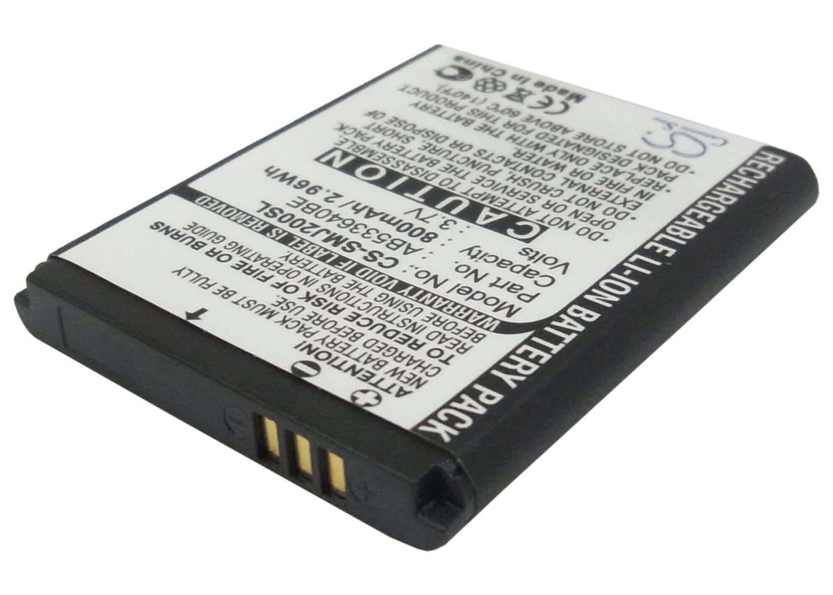 Battery For Samsung Sgh-j200 3.7v, 800mah - 2.96wh Mobile, SmartPhone Cameron Sino Technology Limited   