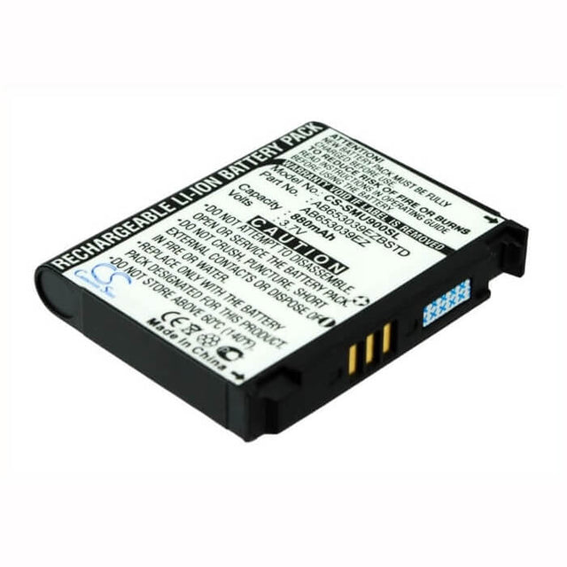 Battery For Samsung Sgh-u900, Sgh-u908, Sgh-u900 Soul 3.7v, 880mah - 3.26wh Mobile, SmartPhone Cameron Sino Technology Limited (Suspended)   