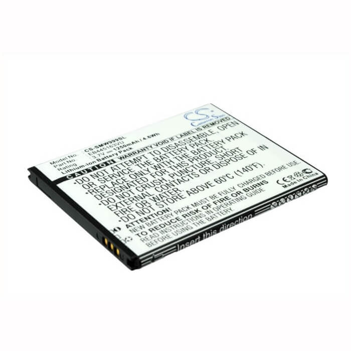 Battery For Samsung Sgh-w999, Sch-w999, Gt-s7530 3.7v, 1250mah - 4.63wh Mobile, SmartPhone Cameron Sino Technology Limited   