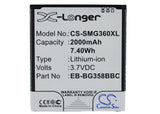 Battery For Samsung Sm-g3588, Sm-g3588v, Sm-g3588d 3.7v, 2000mah - 7.40wh Mobile, SmartPhone Cameron Sino Technology Limited   