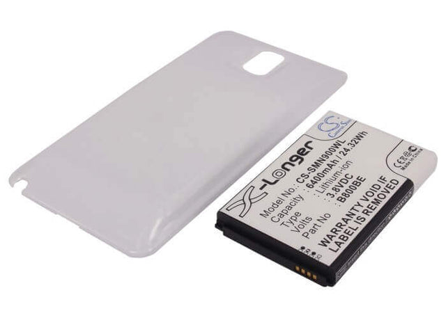 Battery For Samsung Sm-n900, Sm-n9005, Galaxy Note 3, White Cover 3.8v, 6400mah - 24.32wh Mobile, SmartPhone Cameron Sino Technology Limited   