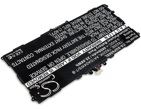 Battery For Samsung Sm-p600, Sm-p601, Galaxy Note 10.1 3.8v, 6600mah - 25.08wh Tablet Cameron Sino Technology Limited   