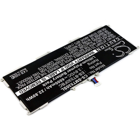 Battery For Samsung Sm-t530, Sm-t530nu, Sm-t537r4 3.8v, 6000mah Tablet Cameron Sino Technology Limited   