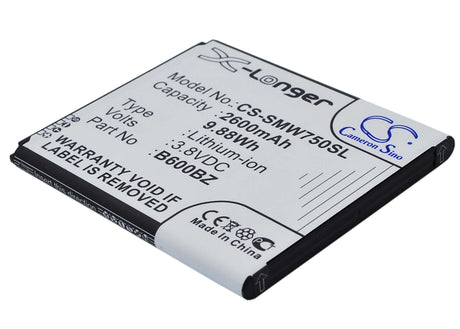 Battery For Samsung Sm-w750v, Ativ Se, Ativ Se Neo 3.8v, 2600mah - 9.88wh Mobile, SmartPhone Cameron Sino Technology Limited   