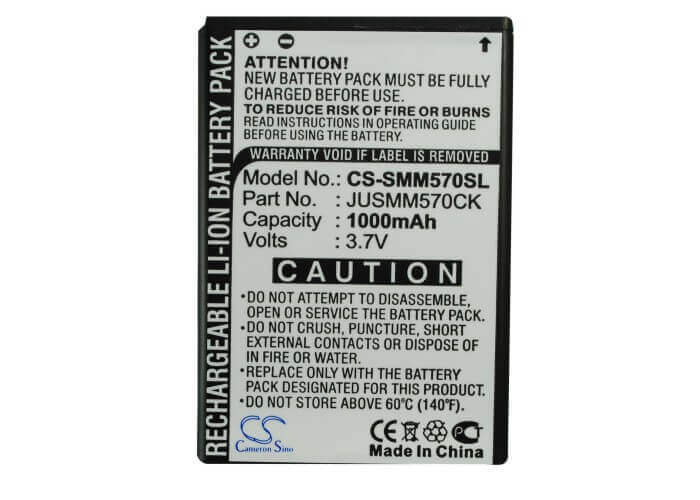 Battery For Samsung Sph-m570, Restore Sph-m570, Acclaim M920 3.7v, 1000mah - 3.70wh Mobile, SmartPhone Cameron Sino Technology Limited   