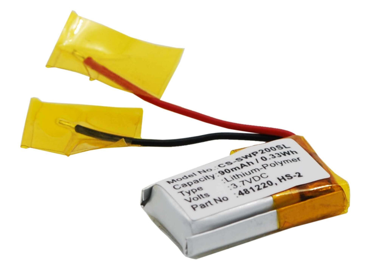 Battery For Samsung Wep-200, Wep-210, We-p301 3.7v, 90mah - 0.33wh Wireless Headset Cameron Sino Technology Limited   