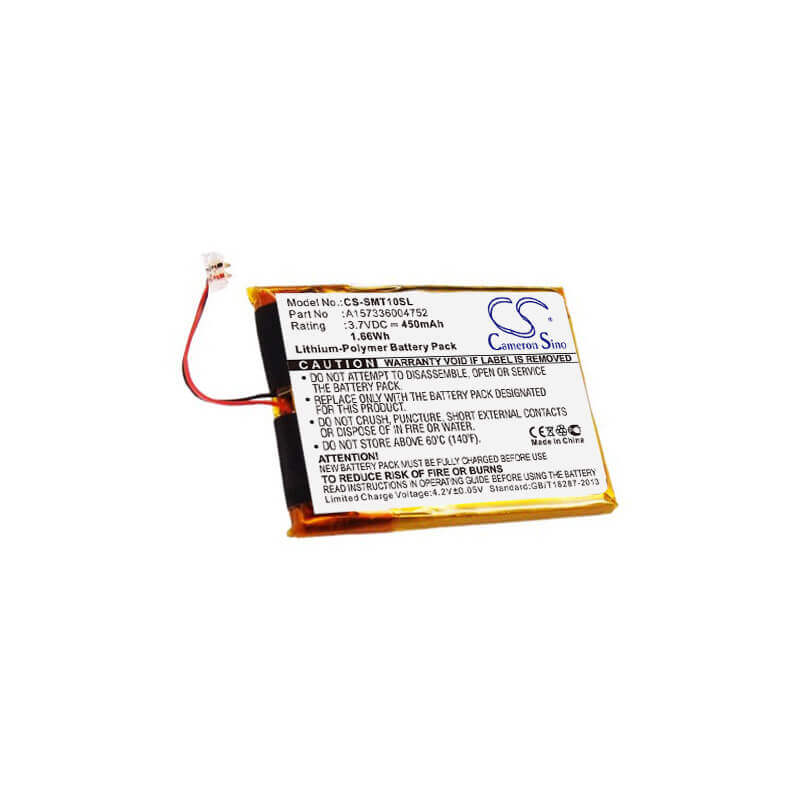 Battery For Samsung Yp-t10jagy, Yp-t10jary, Yp-t10qb/xsh 3.7v, 450mah - 1.67wh Media Player Cameron Sino Technology Limited   