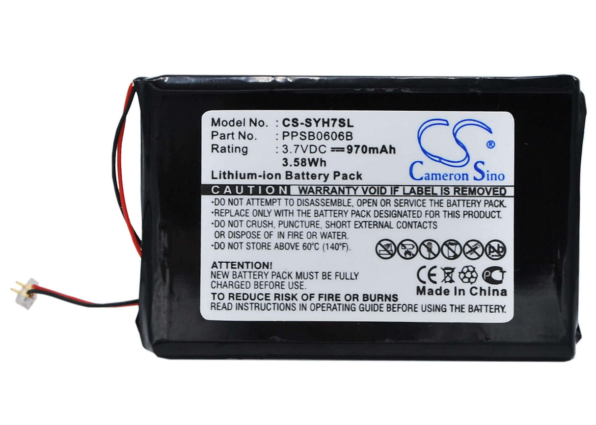 Battery For Samsung Yp-yh7 3.7v, 970mah - 3.59wh Media Player Cameron Sino Technology Limited   