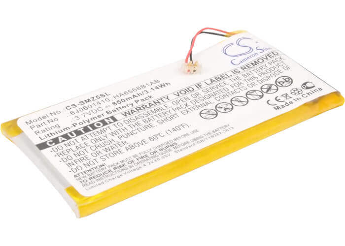 Battery For Samsung Yp-z5as, Yp-z5a, Yp-z5ab 3.7v, 850mah - 3.15wh Media Player Cameron Sino Technology Limited   