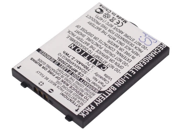 Battery For Sandisk Sansa E200, Sansa E250, Sansa E250r 3.7v, 750mah - 2.78wh Media Player Cameron Sino Technology Limited (Suspended)   