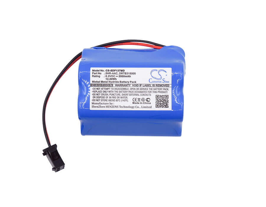 Battery For Sanyo, Mdf-137, Mdf-c8v, Mdf-u333, Replaces 5hr-aac 6v, 2000mah - 12.00wh Batteries for Electronics Cameron Sino Technology Limited (Medical)   